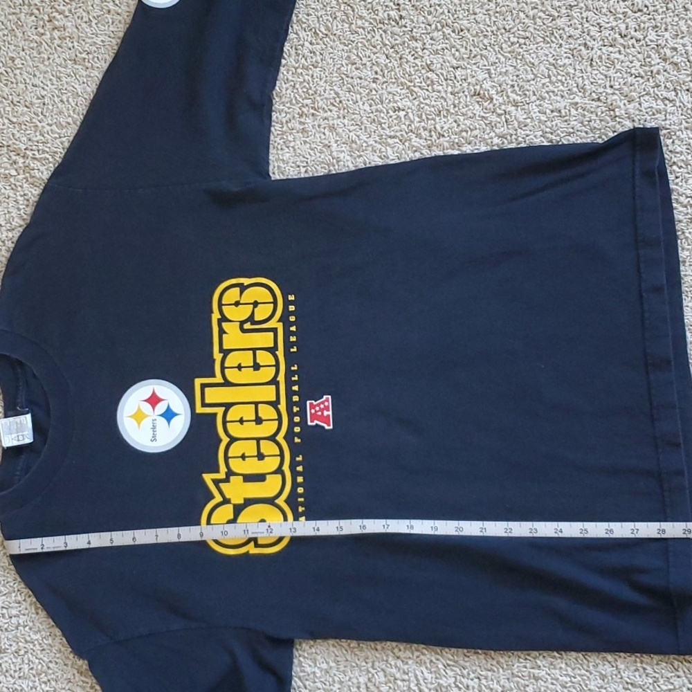 Pittsburgh Steelers NFL Team Apparel Longsleeved TShirt 🖤💛 - Picture 6 of 6